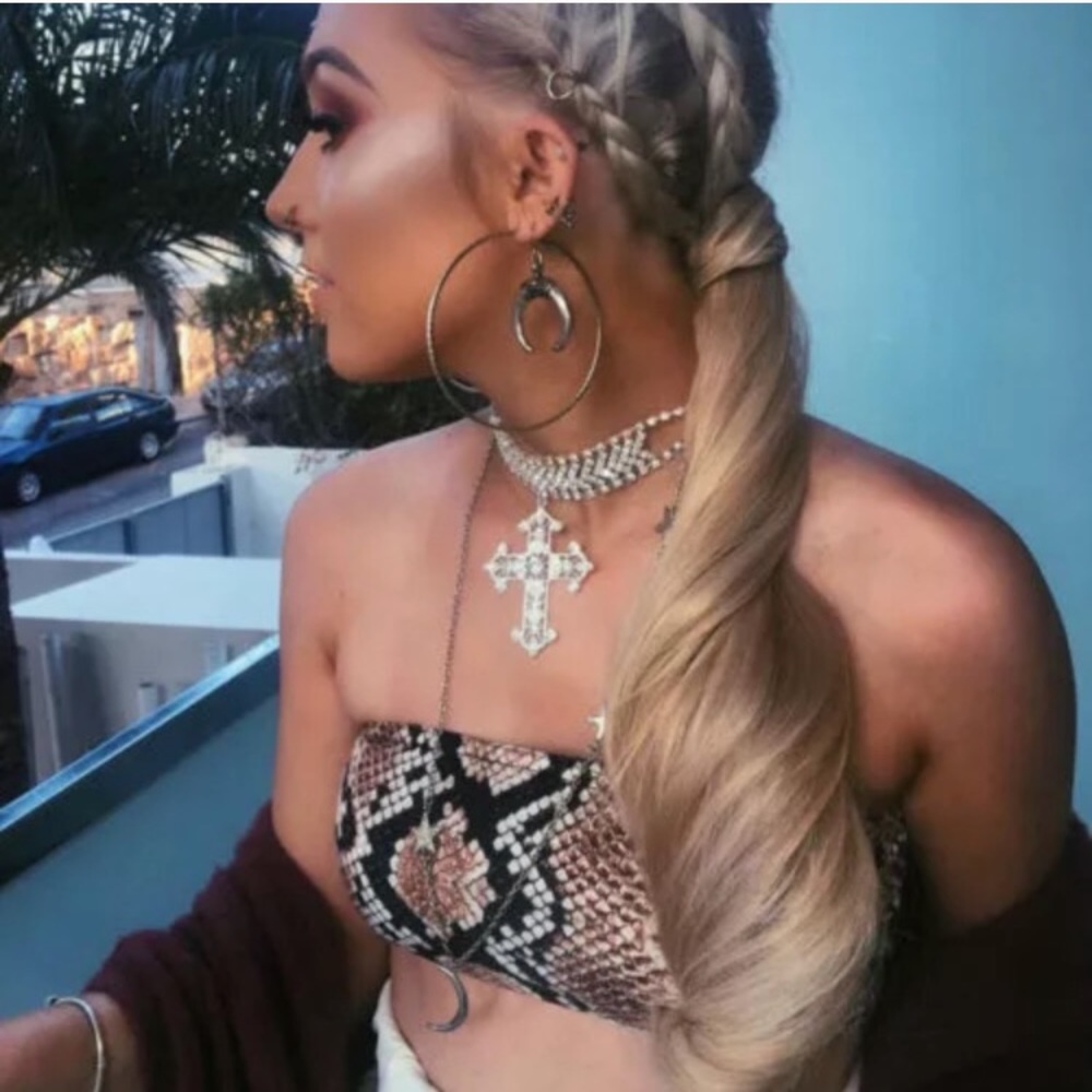 Snake skin 🐍 tube top - Picture 3 of 5
